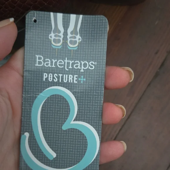 BareTraps Brown Snakeskin Ankle Booties - Picture 2 of 6